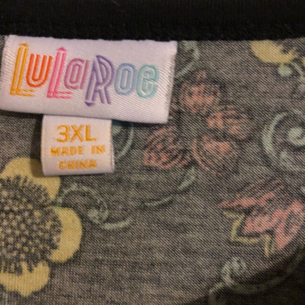 Floral LulaRoe Randy - Picture 3 of 3